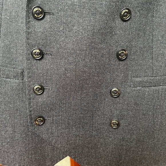 Massimo Dutti Double Breasted Vest/Waistcoat - Brand New - Picture 4 of 7